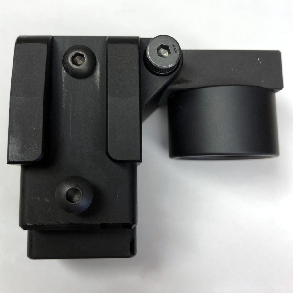 Side folding unit allows AR Stock to be used. Made from 6061 Aluminum ...