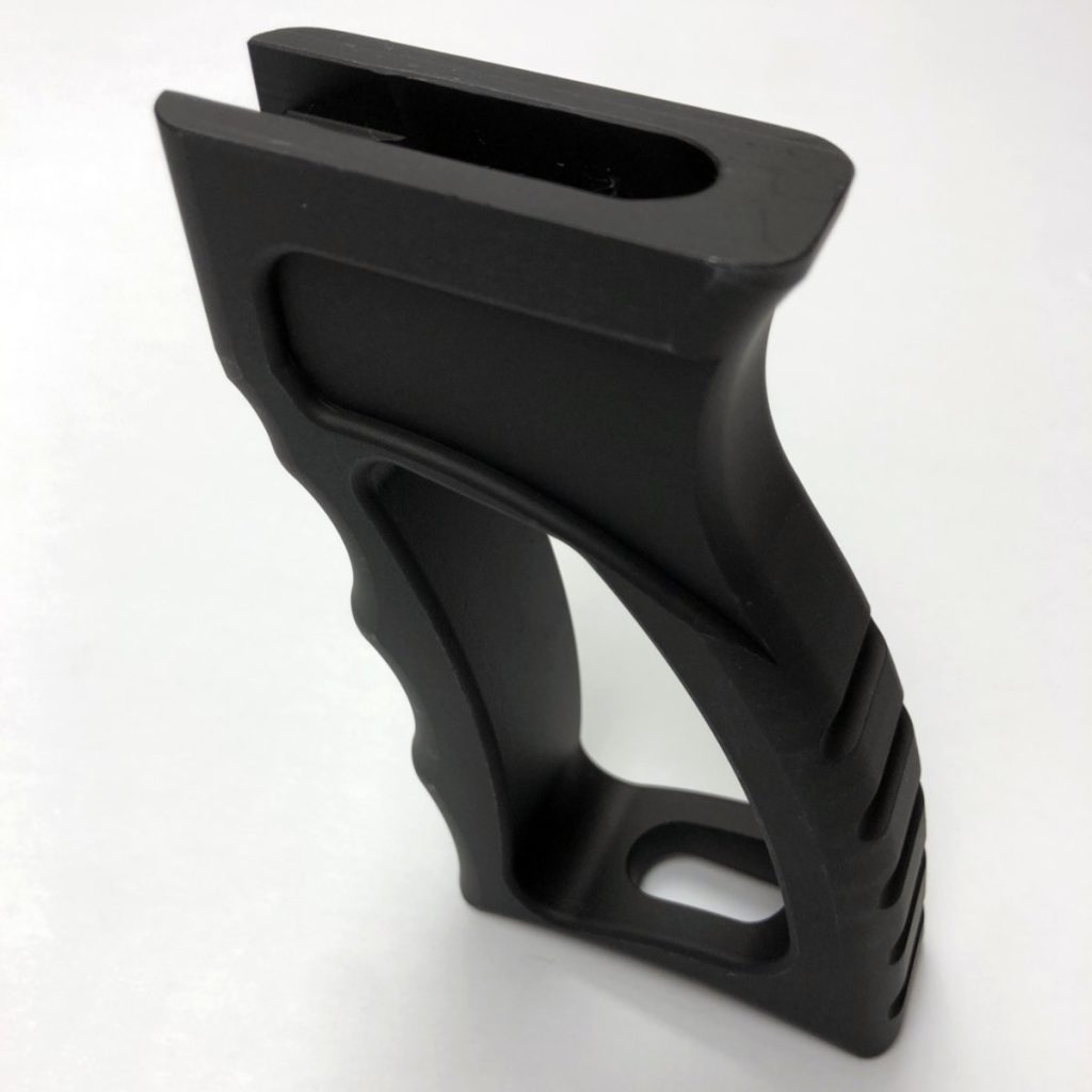 Pistol grip made from billet aluminum and black anodized for a great ...