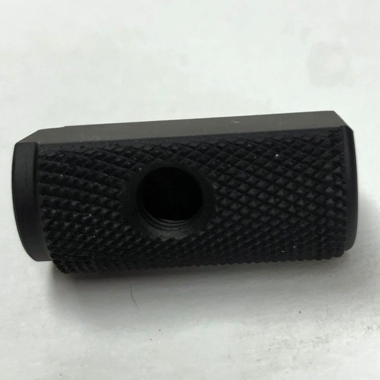 Zuchov knurled charging handle made from 6061 billet aluminum and black